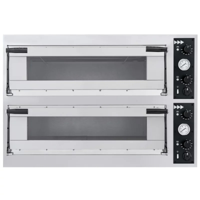 Four électrique professionnel à pizza et pain 8 pizzas TRAYS 44 GLASS